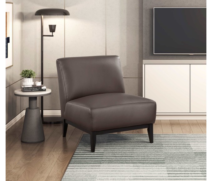 1129 Leather Slipper Chair